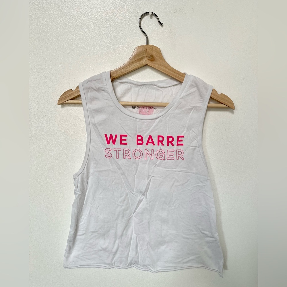 Pure Barre “we barre stronger” tank